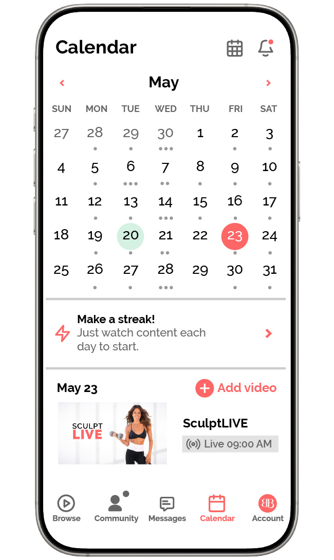 slide calendar