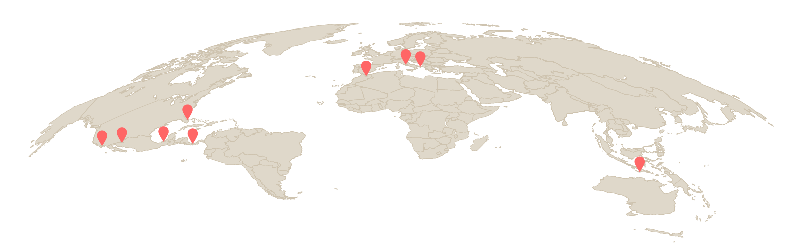 world map